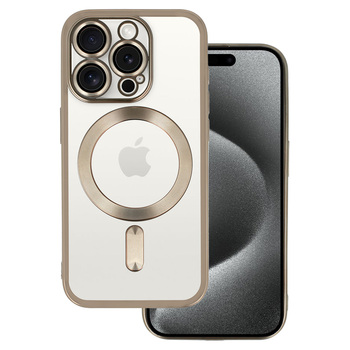Калъф от Metallic Magsafe Case за Iphone 15 Plus Titanium