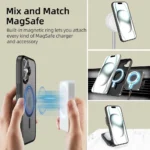 Калъф от Tech-Protect
 MagMat MagSafe iPhone 16  -
Black - Image 3