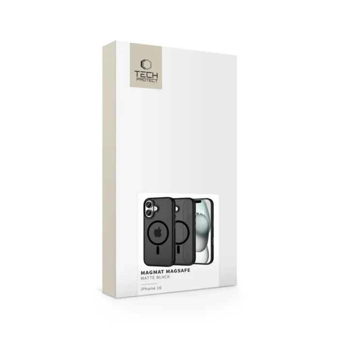 Калъф от Tech-Protect
 MagMat MagSafe iPhone 16  -
Black - Image 4
