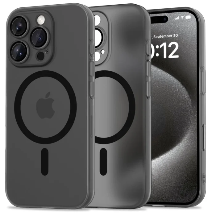 Калъф от Tech-
Protect Mag Slim MagSafe Case for
 iPhone 16 Pro - Black - Image 1