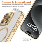 Калъф от Tech-Protect MagFlex MagSafe
 за iPhone 16 Pro Max - Gold - Image 4