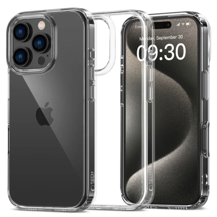 Калъф от Tech-
Protect FlexAir Hybrid Case за iPhone 16 Pro - Clear - Image 1