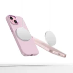 Калъф от Tech-
Protect Silicone PU MagSafe
 за iPhone 15 Case - Pink - Image 3