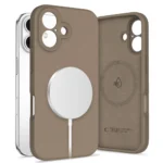 Калъф от Tech-
Protect Liquid Silicone MagSafe
iPhone 16 Case - Brown