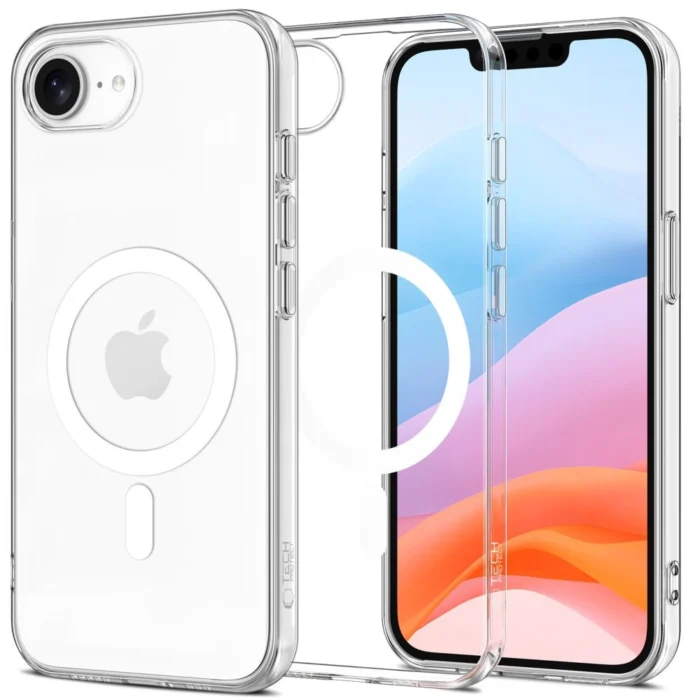 Калъф от Tech-
Protect FlexAir MagSafe iPhone
16e Case - Clear - Image 1
