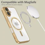 Калъф от Tech-
Protect Mag Flex MagSafe iPhone
16e Case - Gold - Image 3