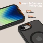 Калъф от Tech-Protect
 MagMat MagSafe iPhone 16e Case
- Matte Black - Image 3