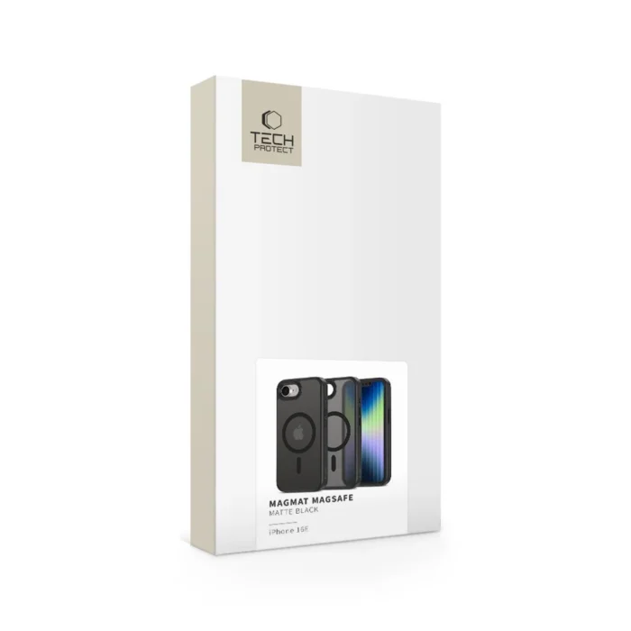 Калъф от Tech-Protect
 MagMat MagSafe iPhone 16e Case
- Matte Black - Image 5