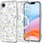 Калъф от Tech-
Protect Flex Air MagSafe iPhone
16e Case - Daisies with Leaves