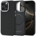 Калъф от Tech-Protect Ion
Carbon MagSafe Case for iPhone
 16 Pro Max - Black/Grey