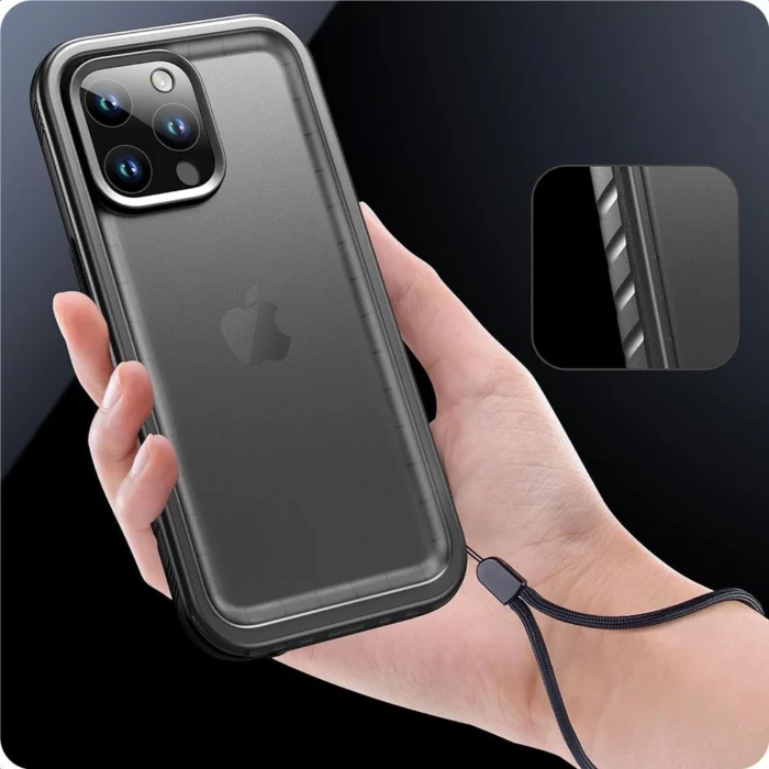 Калъф от Tech-Protect
 ShellBox IP68 Case за iPhone 15 -
Black - Image 3