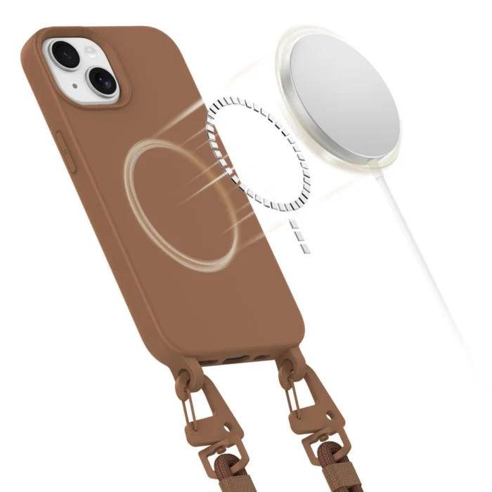 Калъф от Tech-
Protect Mag Necklace MagSafe
 iPhone 13 Case - Brown - Image 3