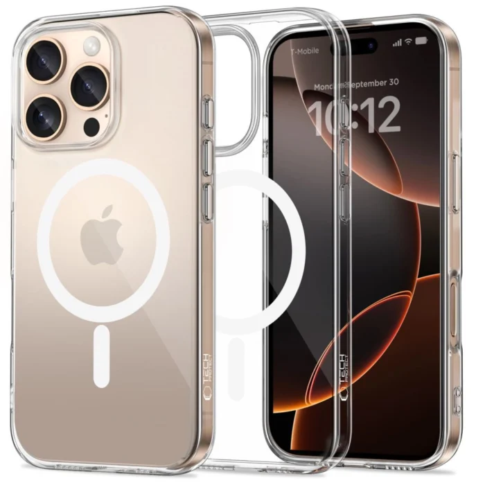 Калъф от Tech-
Protect FlexAir MagSafe Case за iPhone 16 Pro - Clear - Image 1