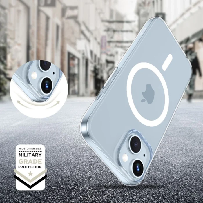 Калъф от Tech-
Protect FlexAir MagSafe iPhone 15
 Case - Clear - Image 2
