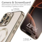 Калъф от Tech-Protect MagFlex MagSafe
Case за iPhone 16 Pro Max - Gold - Image 2