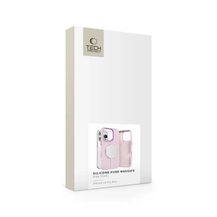 Калъф от Tech-Protect Silicone PU MagSafe 
Case за iPhone 16 Pro Max - Pink - Image 2