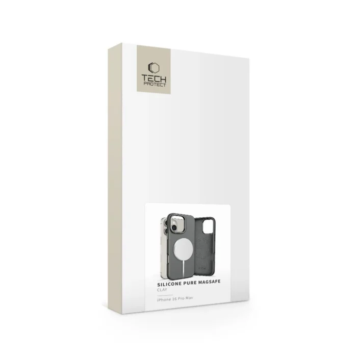 Калъф от Tech-Protect Silicone PU MagSafe
 Case за iPhone 16 Pro Max - Gray - Image 2