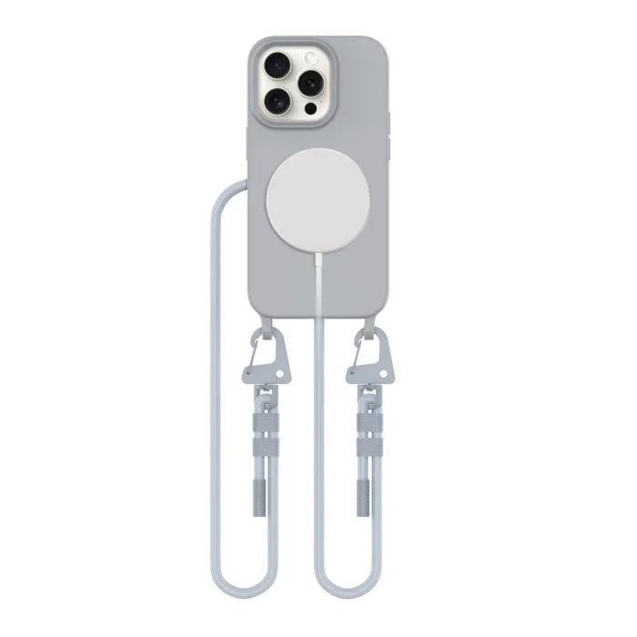 Калъф от Tech-
Protect MagNecklace MagSafe
i Phone 14 Pro Case - Gray - Image 1