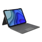 Клавиатура от Logitech Folio Touch Backlit keyboard case with trackpad for iPad Air(R) (4th ,5th generation) - Oxford Grey - US