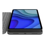 Клавиатура от Logitech Folio Touch Backlit keyboard case with trackpad for iPad Air(R) (4th ,5th generation) - Oxford Grey - US - Image 2