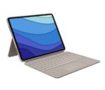 Клавиатура от Logitech Combo Touch Detachable keyboard case with trackpad for iPad Pro 12.9-inch (5th and 6th gen) - Sand - US