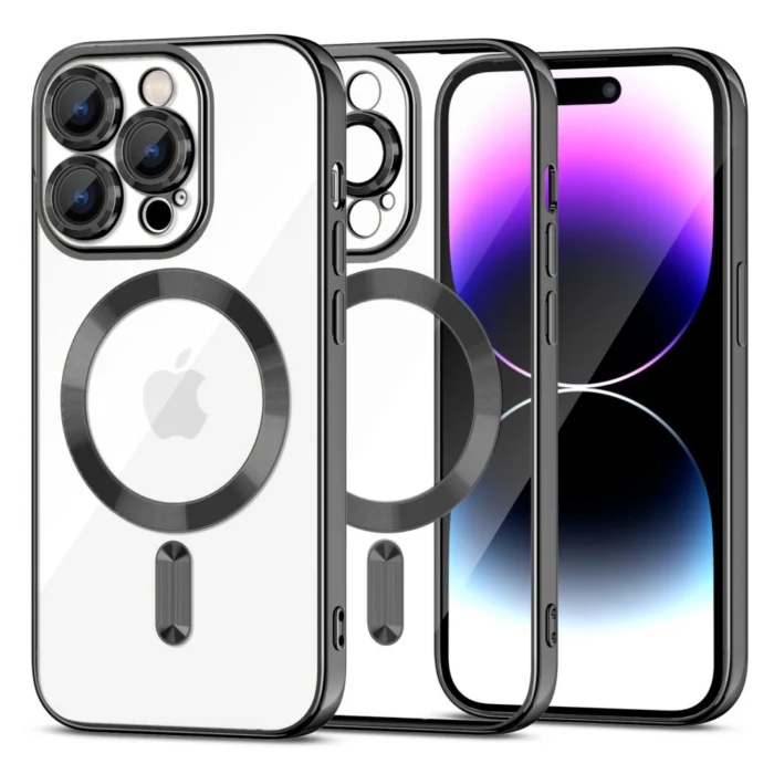 Калъф от Tech-Protect MagShine Line
MagSafe case for iPhone 15 Pro
Max - black - Image 1