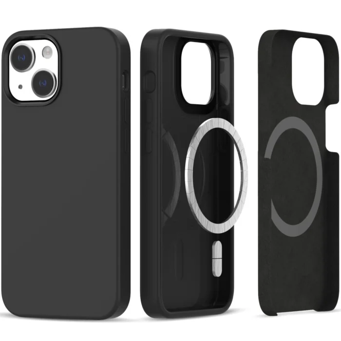 Калъф от Tech-Protect
 Silicone MagSafe Case for iPhone
13 / 14 - Black - Image 1