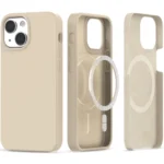 Калъф от Tech-Protect 
Silicone MagSafe Case за iPhone
13 / 14 - Beige