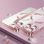 Калъф от Tech-
Protect Mag Shine Line MagSafe
iPhone 14 Case - Purple - Image 2