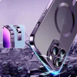 Калъф от Tech-
Protect Mag Shine Line MagSafe
iPhone 14 Case - Purple - Image 4