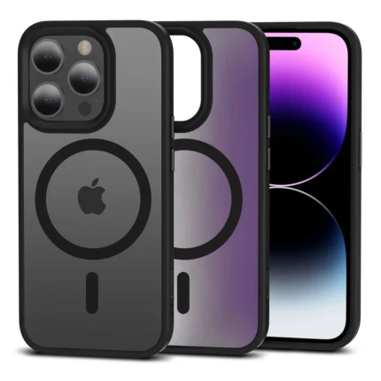Калъф от Tech-
Protect MagMat MagSafe Case for
iPhone 15 Pro Max - Matte Black