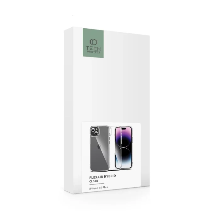 Калъф от Tech-
Protect FlexAir Hybrid Case за iPhone 15 Plus - Clear - Image 6