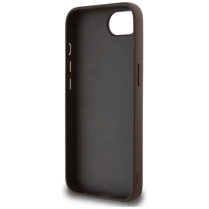 Калъф от 
Guess PU 4G Metal Logo Case за iPhone 16e Grey - Image 3