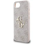 Калъф от 
Guess PU 4G Metal Logo Case за iPhone 16e Pink - Image 2