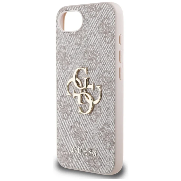 Калъф от 
Guess PU 4G Metal Logo Case за iPhone 16e Pink - Image 2
