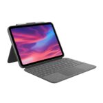 Клавиатура от Logitech Combo Touch Detachable backlit keyboard case with trackpad and Smart Connector for iPad (10th gen) - Oxford Grey - US