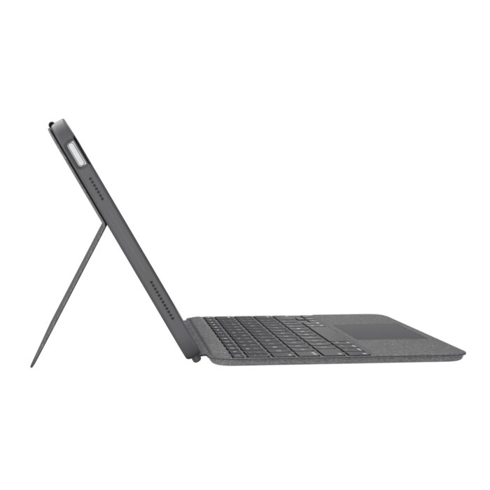 Клавиатура от Logitech Combo Touch Detachable backlit keyboard case with trackpad and Smart Connector for iPad (10th gen) - Oxford Grey - US - Image 2
