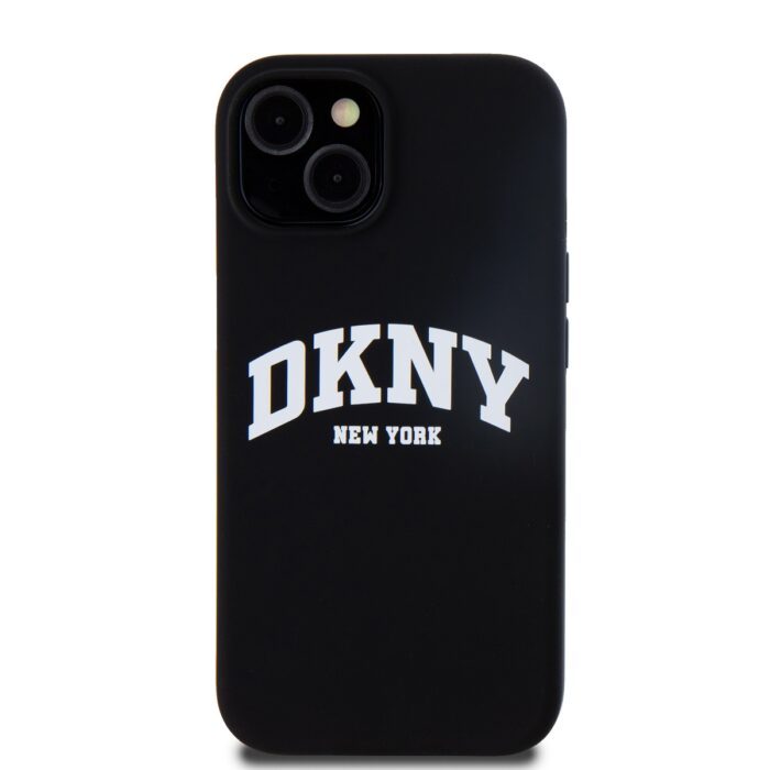 Калъф от 
DKNY Liquid Silicone Arch Logo MagSafe Case за iPhone 13 Black - Image 2