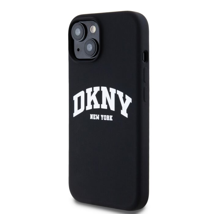 Калъф от 
DKNY Liquid Silicone Arch Logo MagSafe Case за iPhone 13 Black - Image 3
