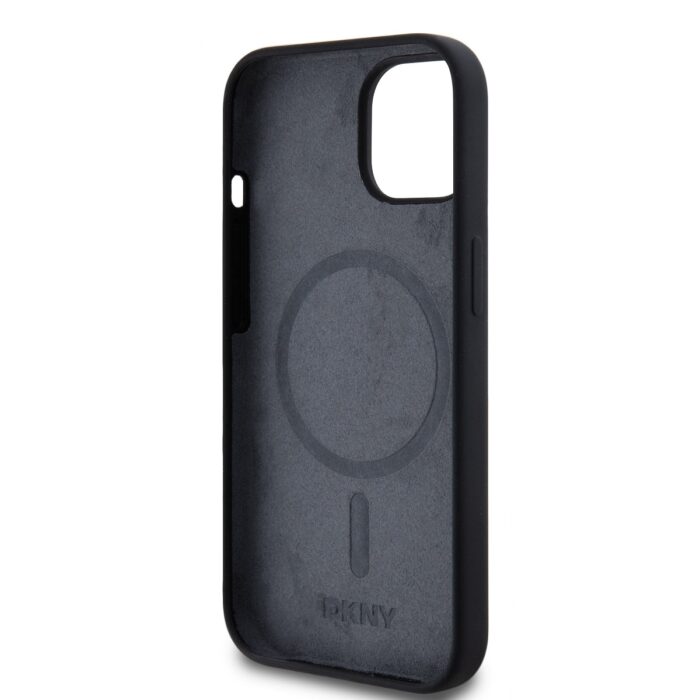 Калъф от 
DKNY Liquid Silicone Arch Logo MagSafe Case за iPhone 13 Black - Image 5