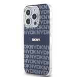 Калъф от DKNY PC TPU Repeat Pattern Tonal Stripe Magsafe Case за iPhone 14 Pro Blue - Image 3