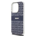 Калъф от DKNY PC TPU Repeat Pattern Tonal Stripe Magsafe Case за iPhone 14 Pro Blue - Image 4