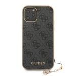 Калъф GUHCP12MGF4GGR Guess 4G Charms Cover за iPhone 12/12 Pro 6.1 Grey - Image 3
