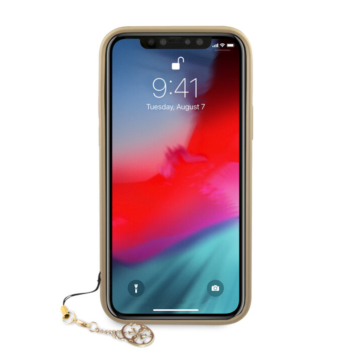 Калъф GUHCP12MGF4GGR Guess 4G Charms Cover за iPhone 12/12 Pro 6.1 Grey - Image 6