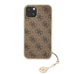 Калъф Case GUESS 4G Charms Collection Hardcase GUHCP13MGF4GBR for Iphone 13 Brown - Image 2