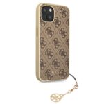 Калъф Case GUESS 4G Charms Collection Hardcase GUHCP13MGF4GBR for Iphone 13 Brown - Image 3