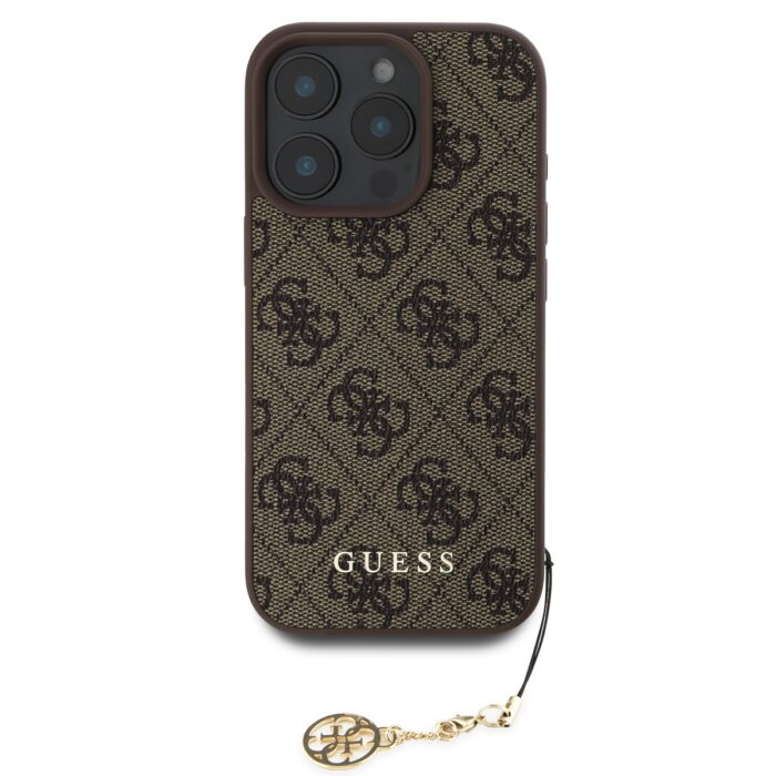 Калъф от Guess 4G Charm Case за iPhone 16 Pro Tone on Tone Brown - Image 2
