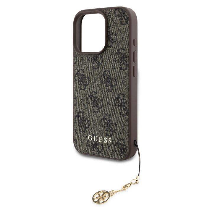Калъф от Guess 4G Charm Case за iPhone 16 Pro Tone on Tone Brown - Image 3