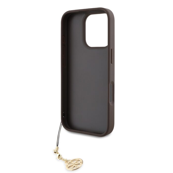 Калъф от Guess 4G Charm Case за iPhone 16 Pro Tone on Tone Brown - Image 4