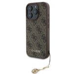 Калъф от Guess 4G Charm Case за iPhone 16 Pro Tone on Tone Brown